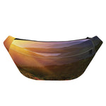 Sunrise Mountain Print Fanny Pack