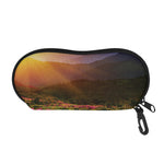 Sunrise Mountain Print Glasses Case