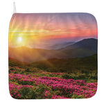 Sunrise Mountain Print Hand Towel