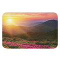 Sunrise Mountain Print Indoor Door Mat