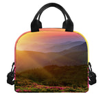 Sunrise Mountain Print Insulated Lunch Bag