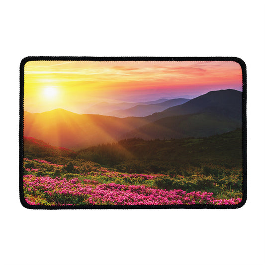 Sunrise Mountain Print Kitchen Mat