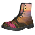 Sunrise Mountain Print Lace-Up Boots