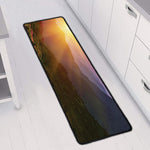 Sunrise Mountain Print Long Kitchen Mat
