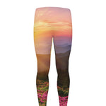 Sunrise Mountain Print Men's leggings