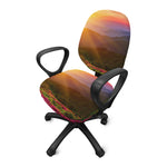 Sunrise Mountain Print Office Chair Cover