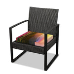 Sunrise Mountain Print Outdoor Seat Cushion Cover