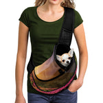 Sunrise Mountain Print Pet Sling Carrier