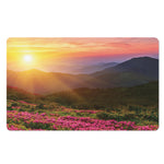 Sunrise Mountain Print Polyester Doormat