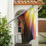 Sunrise Mountain Print Polyester Flag