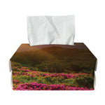 Sunrise Mountain Print Rectangle Tissue Box Cover