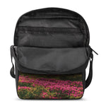 Sunrise Mountain Print Rectangular Crossbody Bag