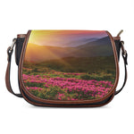 Sunrise Mountain Print Saddle Bag