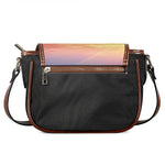 Sunrise Mountain Print Saddle Bag