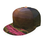 Sunrise Mountain Print Snapback Cap