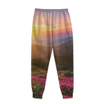 Sunrise Mountain Print Sweatpants