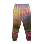 Sunrise Mountain Print Sweatpants