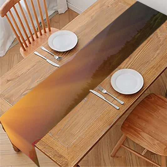 Sunrise Mountain Print Table Runner