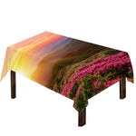 Sunrise Mountain Print Tablecloth