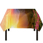 Sunrise Mountain Print Tablecloth