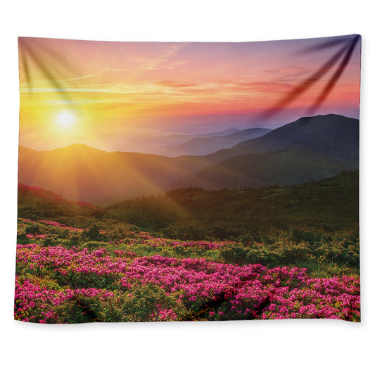 Sunrise Mountain Print Tapestry