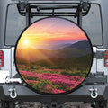 Sunrise Mountain Print Tire Cover