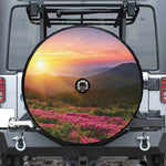 Sunrise Mountain Print Tire Cover With Camera Hole