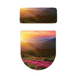 Sunrise Mountain Print Toilet Lid And Tank Cover Set