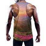 Sunrise Mountain Print Training Tank Top