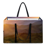 Sunrise Mountain Print Utility Tote Bag