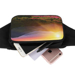 Sunrise Mountain Print Waist Bag