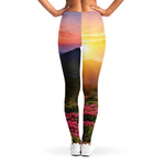 Sunrise Mountain Print Women's Leggings
