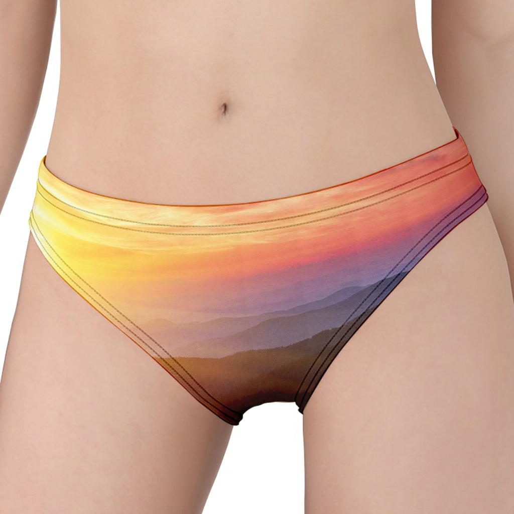 Sunrise Mountain Print Women's Panties