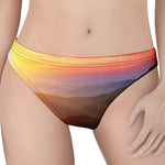 Sunrise Mountain Print Women's Thong