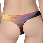 Sunrise Mountain Print Women's Thong