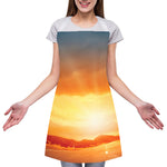 Sunrise Road Print Adjustable Apron