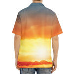 Sunrise Road Print Aloha Shirt