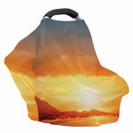 Sunrise Road Print Baby Seat Cover