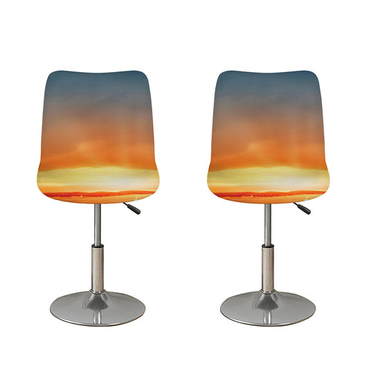 Sunrise Road Print Bar Stool Covers