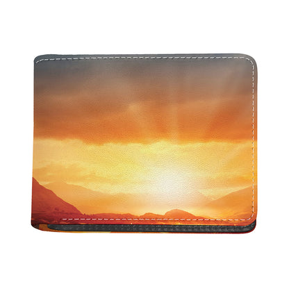 Sunrise Road Print Bifold Wallet