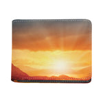 Sunrise Road Print Bifold Wallet