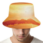 Sunrise Road Print Bucket Hat