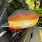 Sunrise Road Print Car Side Mirror Covers