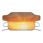 Sunrise Road Print Car Windshield Snow Cover