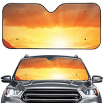 Sunrise Road Print Car Windshield Sun Shade