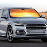 Sunrise Road Print Car Windshield Sun Shade