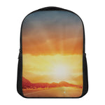 Sunrise Road Print Casual Backpack