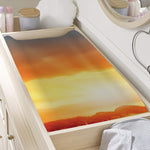 Sunrise Road Print Changing Pad Cover