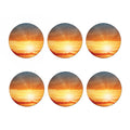 Sunrise Road Print Coaster Set