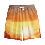 Sunrise Road Print Cotton Shorts